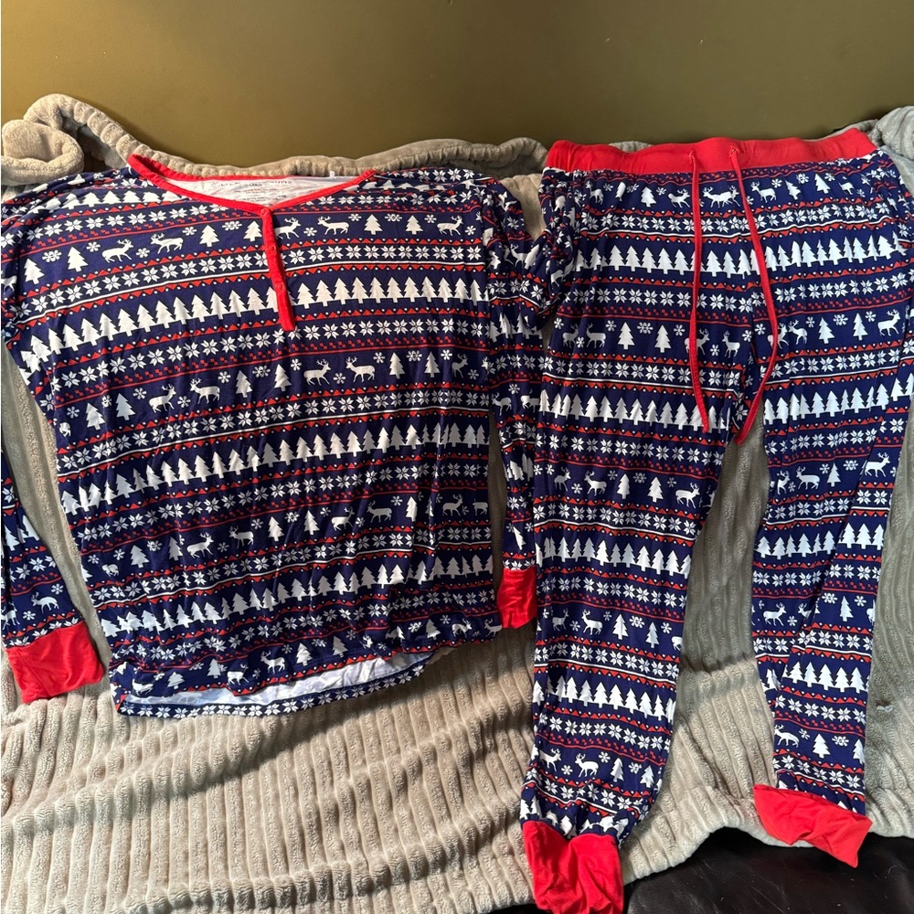 Mama Bamboo Christmas PJ Set